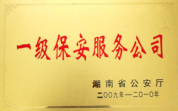 一级保安服务公司