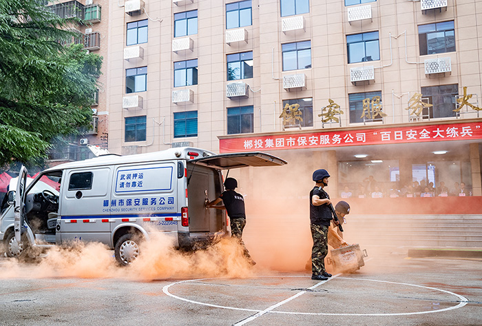 车辆发生中途自燃演练